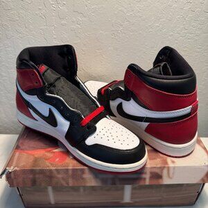 Nike Air Jordan 1 Retro High OG "Black Toe" - Men's 7 - Brand New